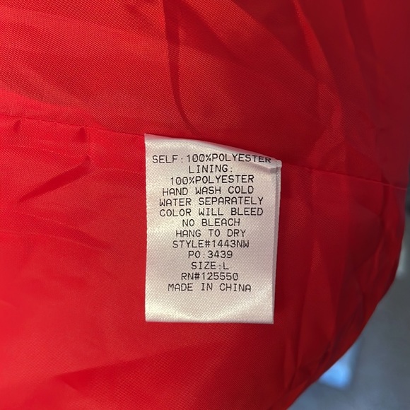 Red Naked Wardrobe, Size Large, Trench Coat - Picture 5 of 5